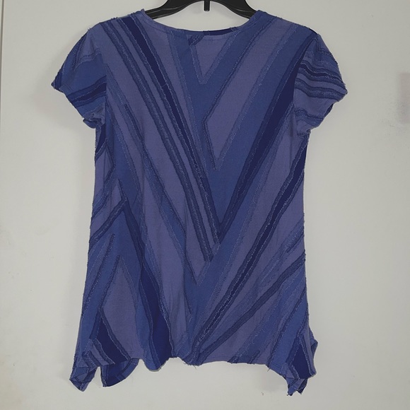 Simply Vera Verawang Flowy Purple Shirt - Picture 2 of 2